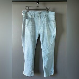 Levi's Men’s Blue Straight Jeans Classic Casual Style